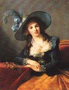 elisabeth vigee-lebrun Portrait of Antoinette-Elisabeth-Marie d'Aguesseau, comtesse de Segur France oil painting artist